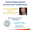 “L’autorité bienveillante au service de l’adolescence”