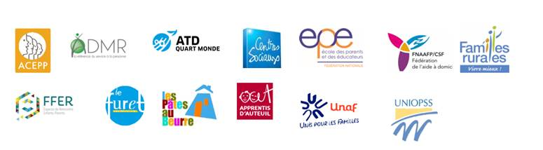 logos des membres du collectif